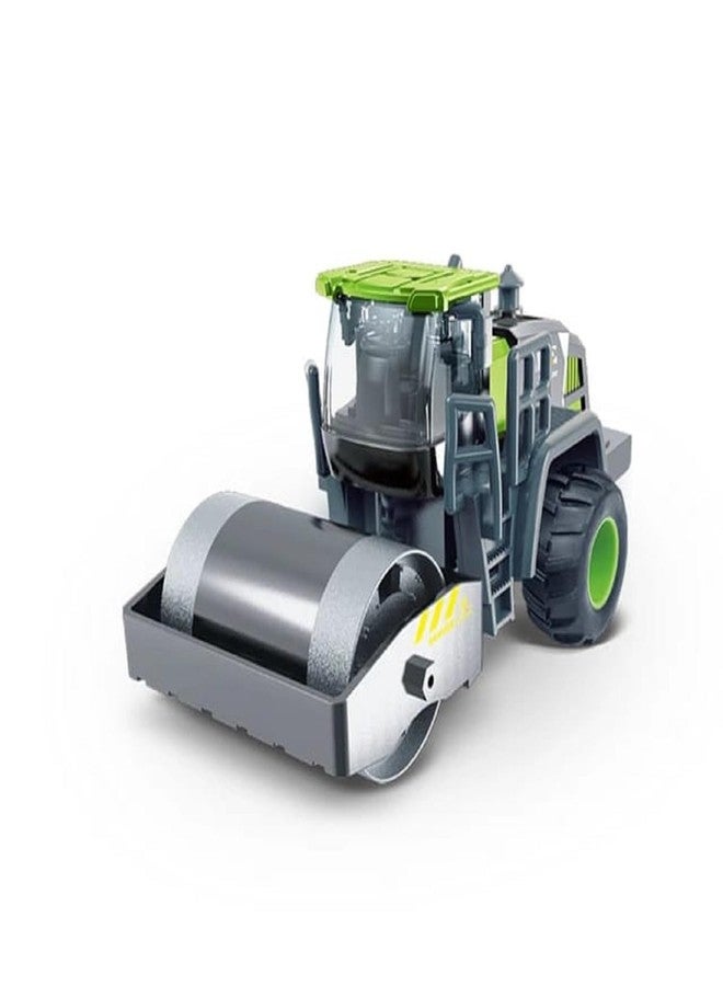 JOYJAY Alloy Vehicle Set | Engineering Vehicle Toy Set | Excavator | Bulldozer | Road Roller | Forklift | Construction Toy Car Model | 4-Piece Set for Kids | Die-Cast Metal Construction Vehicles - Image 2